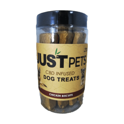 Just Pets CBD Infused Dog Treats Chicken Biscuits