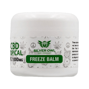 Silver Owl CBD Freeze Balm 1,000mgSilver Owl CBD Topical Freeze Balm