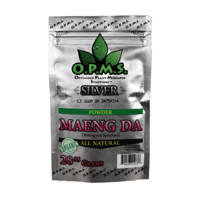OPMS Kratom Powder Maeng Da Silver