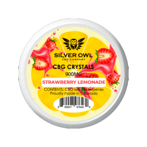 Silver Owl CBG Crystals 900mgSilver Owl CBG Crystals 900mg Strawberry lemonade