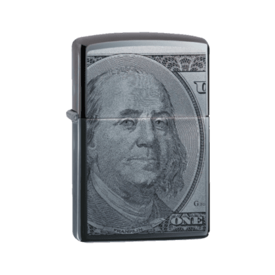 Zippo Lighter 49025 Currency Design